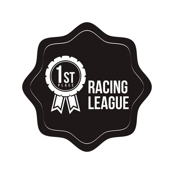 Racing league projekt — Wektor stockowy