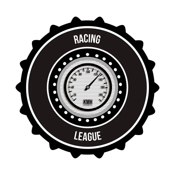 Diseño de liga de carreras — Vector de stock