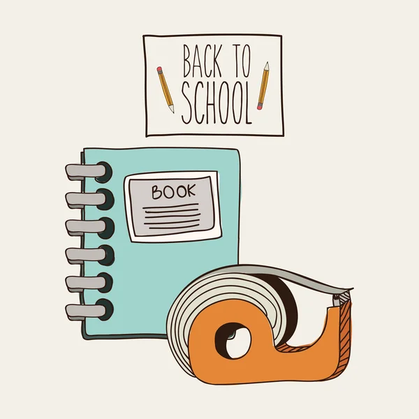 stock vector back to school design