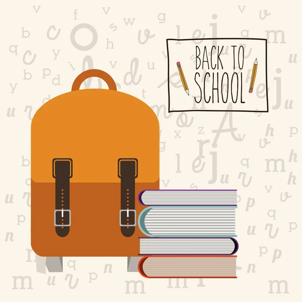 Back to school design — Stock Vector