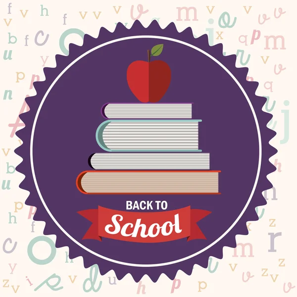 Back to school design — Stock Vector