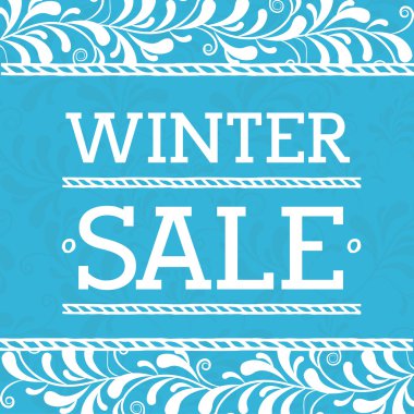 Kış satış tasarım