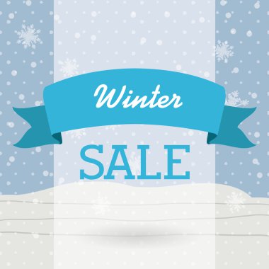 Kış satış tasarım