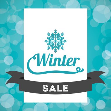 Kış satış tasarım