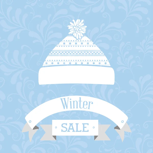 Winter verkoop ontwerp — Stockvector