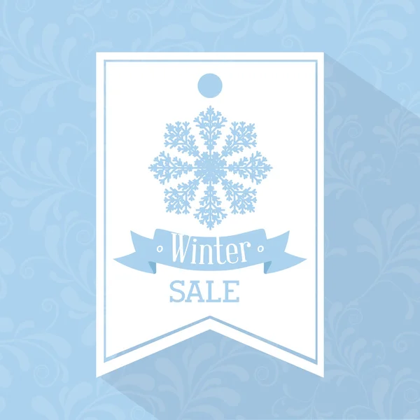 Diseño de venta de invierno — Vector de stock