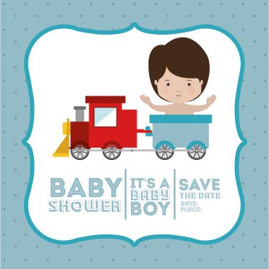 Bebek duş davetiye tasarım