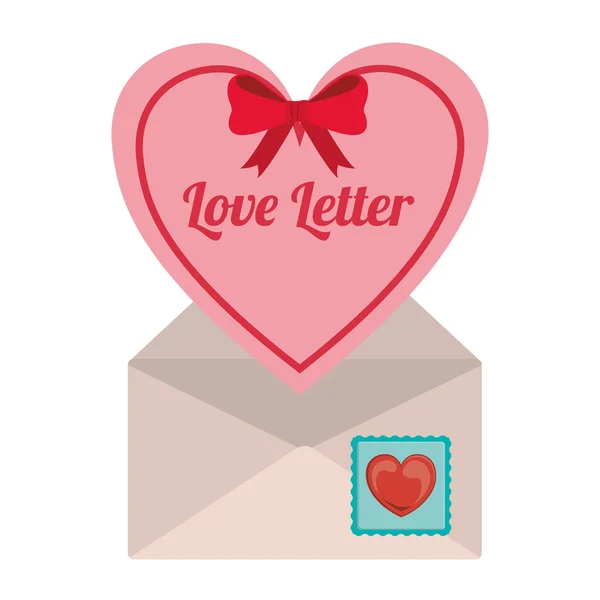 Liebesbriefe gestalten — Stockvektor