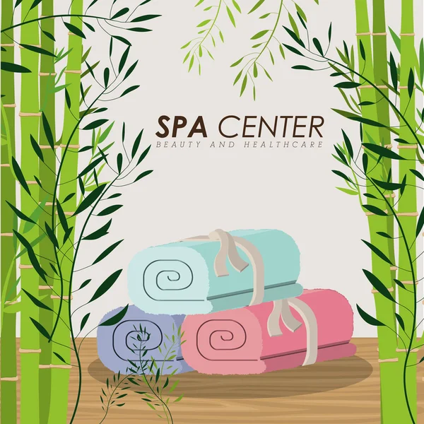 Conception du centre spa — Image vectorielle