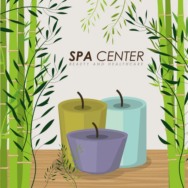 Spa center design — Stock Vector