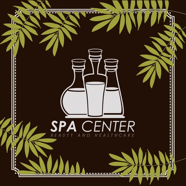 Spa center design — Stock Vector