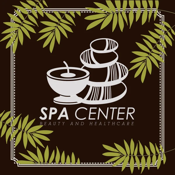 Diseño del centro de spa — Archivo Imágenes Vectoriales