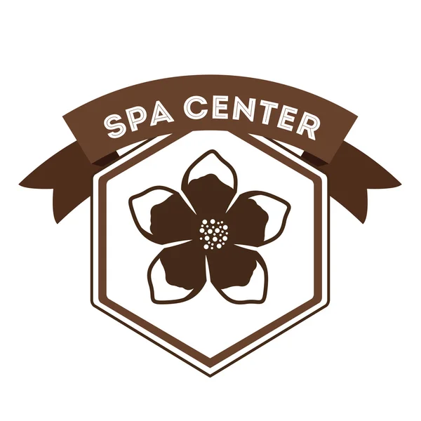 Spa center design — Stock Vector