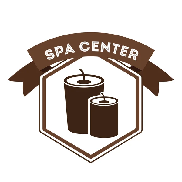 Spa merkezi tasarım — Stok Vektör