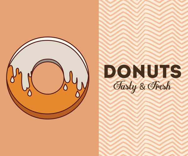 Leckeres Donuts-Design — Stockvektor
