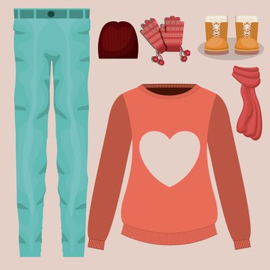 Kış giyim tasarım