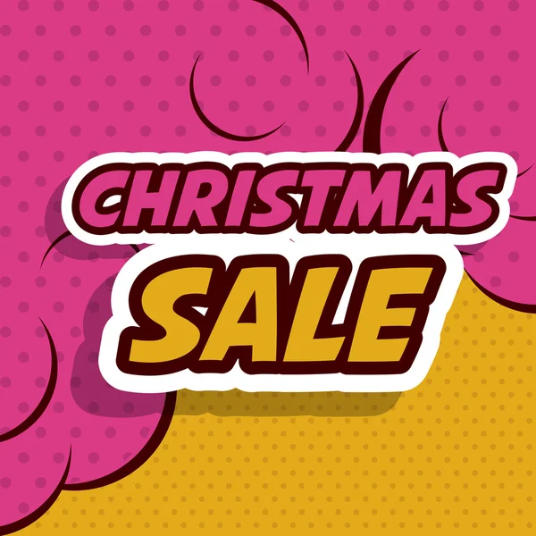 Venta de Navidad Diseño — Vector de stock