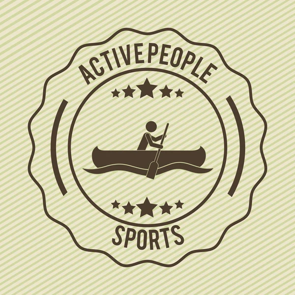 Дизайн Active People — стоковый вектор