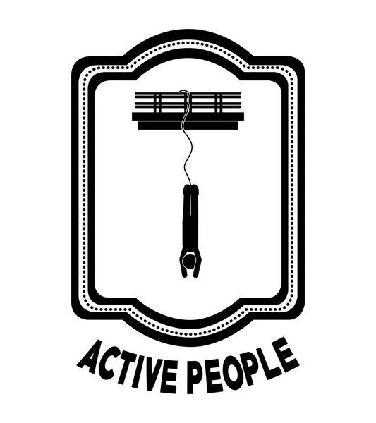 Active people design — Stock Vector