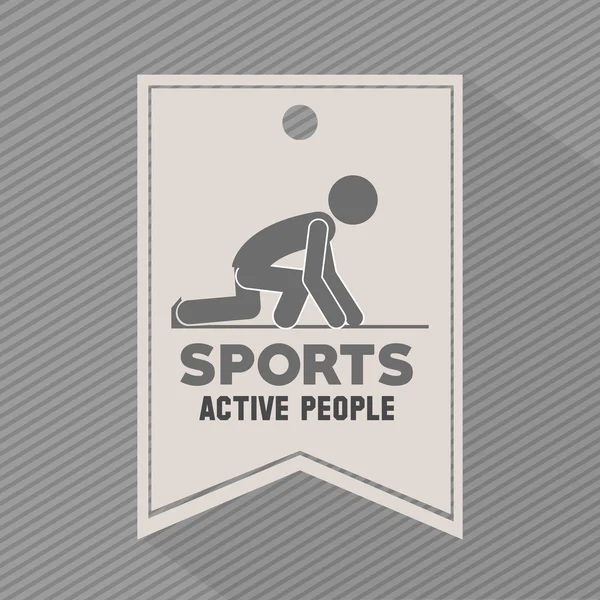 Active people design — Stock Vector