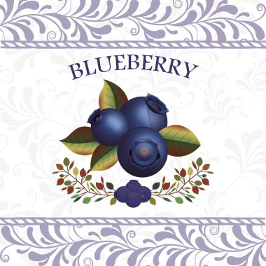 lezzetli blueberry tasarım