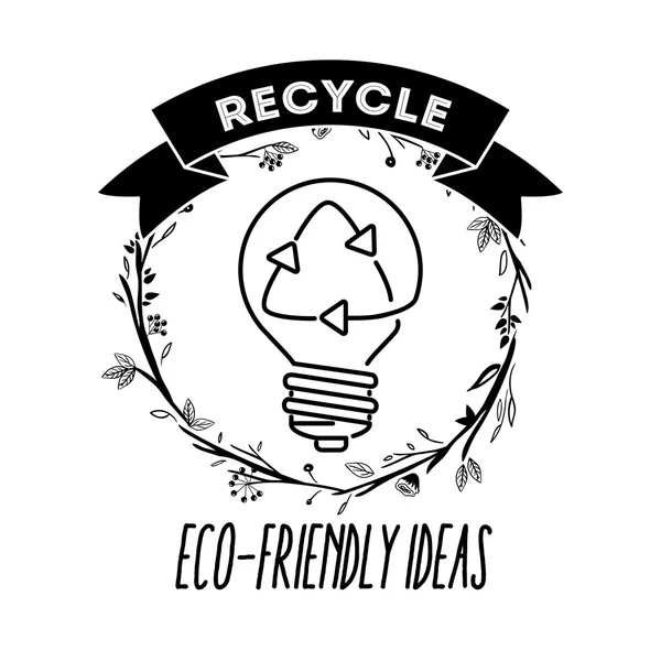 Eco friendly design — Stock Vector