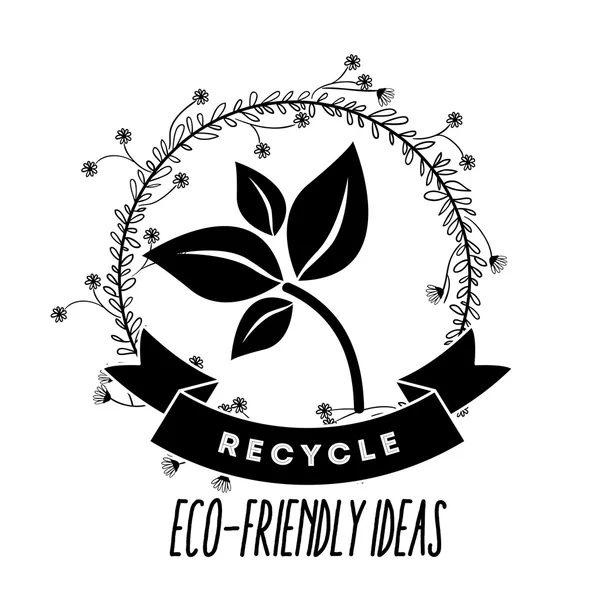 Eco friendly design — Stock Vector