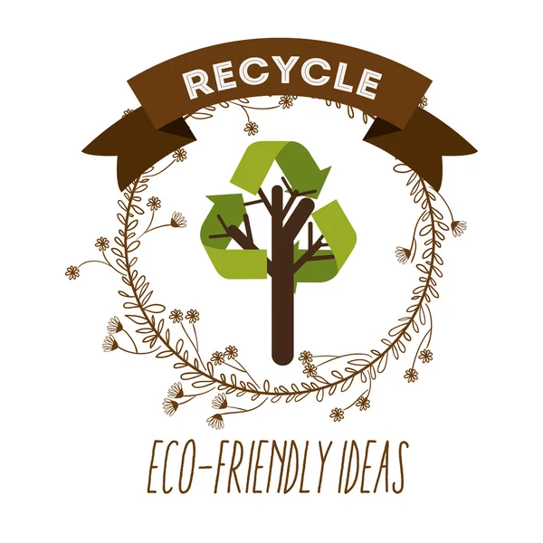 Eco friendly design — Stock Vector