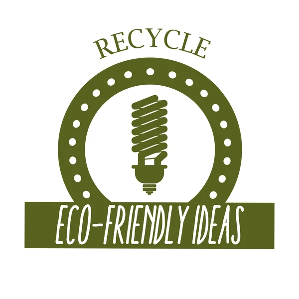 Eco vriendelijke ontwerp — Stockvector