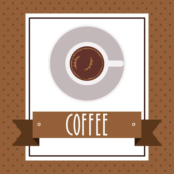 Delicioso diseño de café — Vector de stock