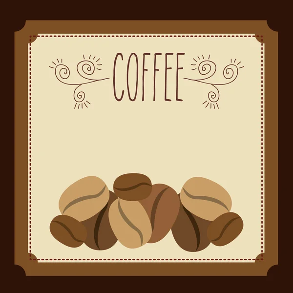 Délicieux design de café — Image vectorielle