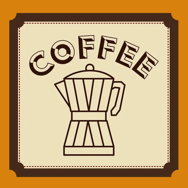 Delicioso diseño de café — Vector de stock