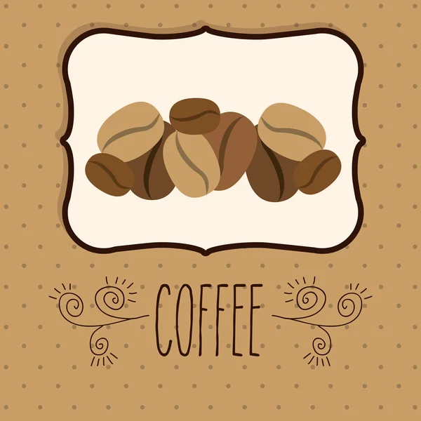 Delicious coffee design — Stock Vector