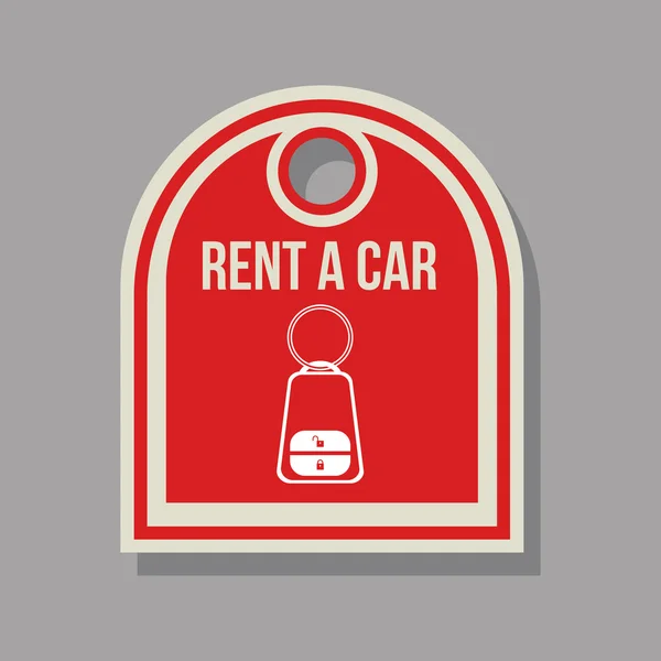 Rent a Car Design — Stockvektor