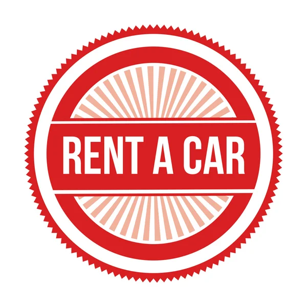 Rent a Car Design — Stockvektor