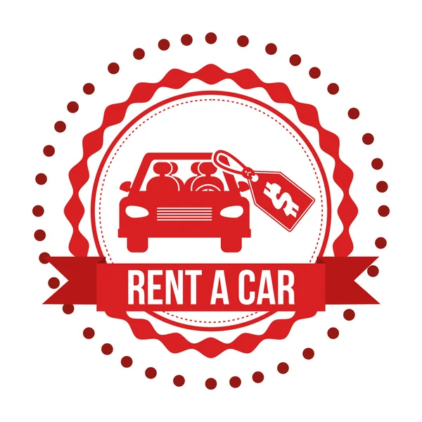 Rent a Car Design — Stockvektor