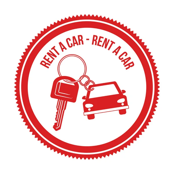 Rent a Car Design — Stockvektor