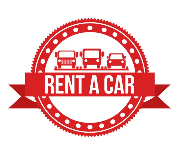 Rent a Car Design — Stockvektor