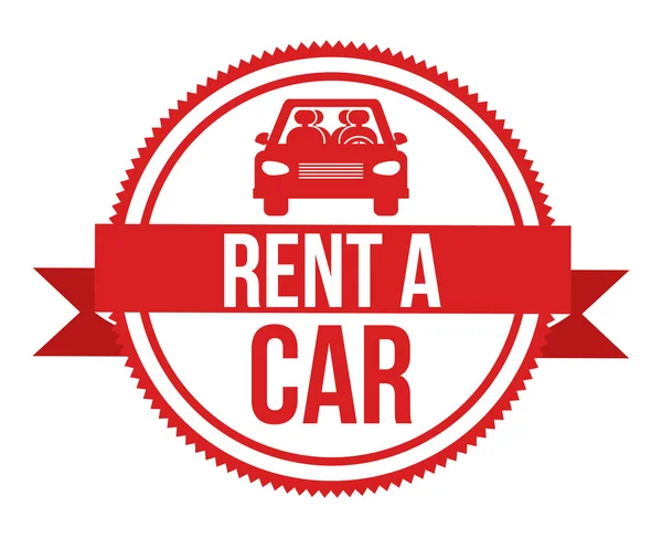 Rent a Car Design — Stockvektor