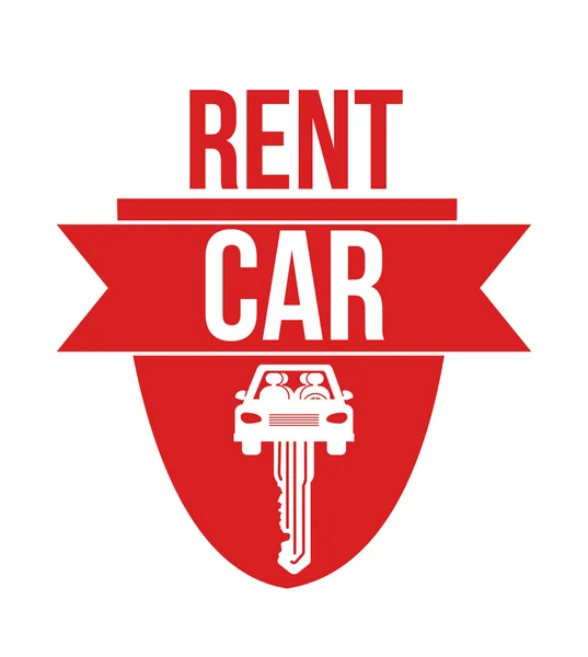 Rent a Car Design — Stockvektor