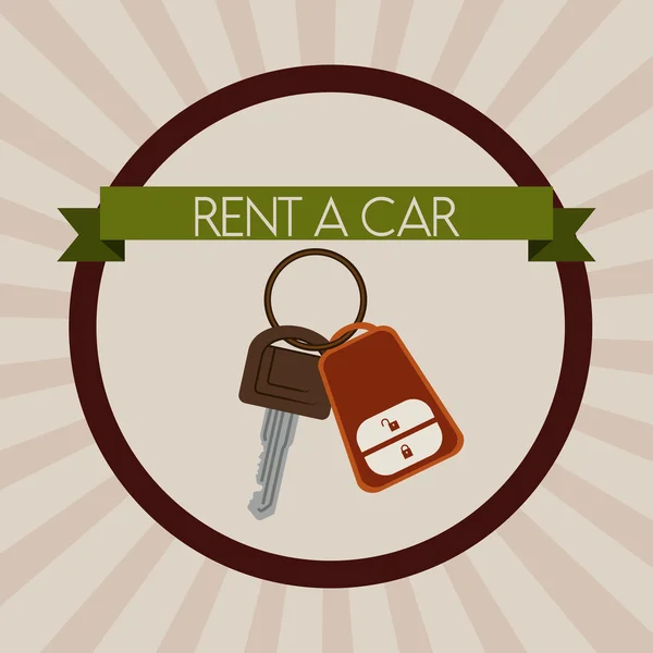 Rent a Car Design — Stockvektor