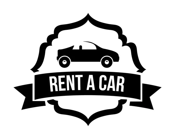 Rent a Car Design — Stockvektor