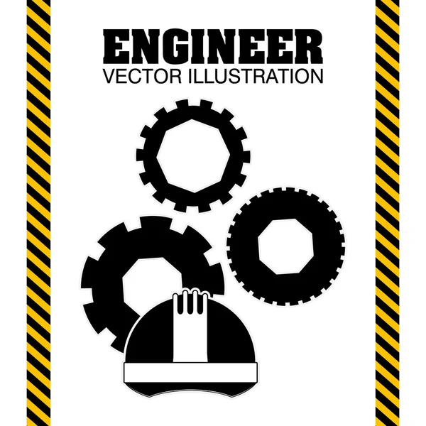 Inżynier koncepcja — Wektor stockowy