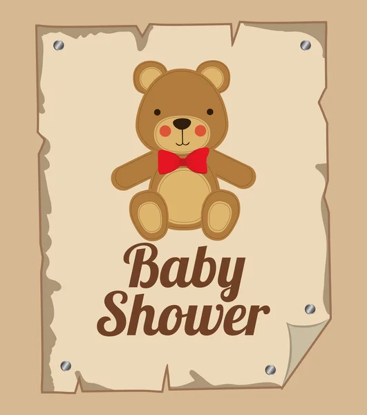 Baby shower design — Stock Vector