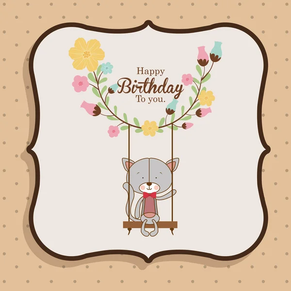 Happy birthday design — Stock Vector