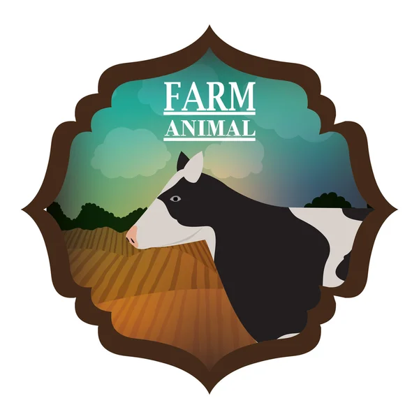 Boerderij dieren ontwerp — Stockvector