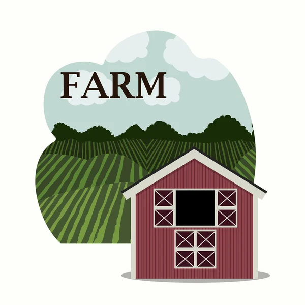 Farm fresh design — Stock Vector