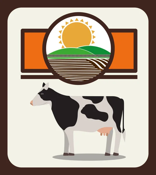 Diseño de animales de granja — Vector de stock