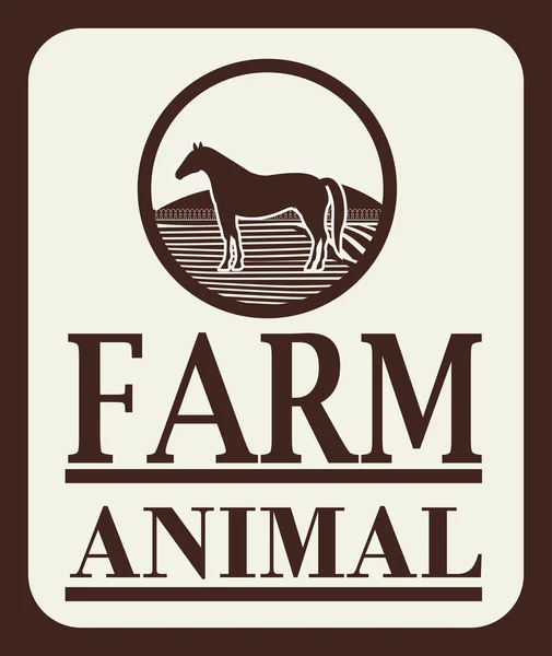 Boerderij dieren ontwerp — Stockvector