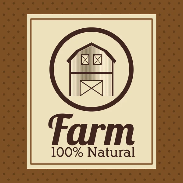 Farm fresh design — Stock Vector